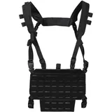 Mil-Tec Chest Rig Lightweight Kletterausrüstung Schwarz