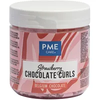 PME Schokospäne mit belgischer Erdbeerschokolade, 85 g