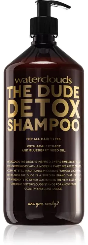Waterclouds The Dude Detox Shampoo Detox-Shampoo für jeden Tag 1000 ml