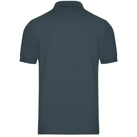 TRIGEMA Poloshirt TRIGEMA "TRIGEMA Poloshirt DELUXE Piqué", Herren, Gr. L, grau (anthrazit), 100% Baumwolle, Basic, Shirts