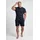 Men Plus by Happy Size Schlafanzug kurze Form Blau/Schwarz L