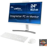 CSL Unity U24B All in One-PC 2023 24" 16 GB RAM 1000 GB SSD AMD Ryzen 5 Pro 5650GE Win 10
