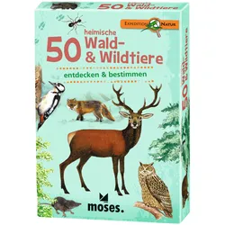 Moses Kartenspiel 50 heimische Wald- & Wildtiere