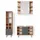 Vicco Fynn 3-tlg. goldkraft eiche/anthrazit