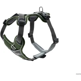 Hunter Divo Hundegeschirr Grün/Grau L-XL