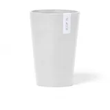 Ecopots Pisa 17,5 x 3 cm Weiß