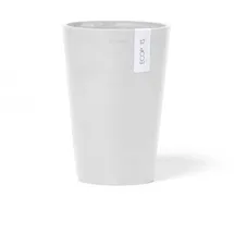 Ecopots Pisa 17,5 x 3 cm Weiß