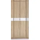 Priess Eckkleiderschrank Madrid 0 x 193 x 0 cm Braun/Beige