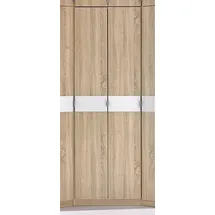 Priess Eckkleiderschrank Madrid 0 x 193 x 0 cm Braun/Beige