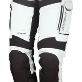 Modeka Tacoma III, Textilhose - Hellgrau/Schwarz - 3XL