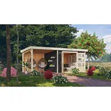 Karibu Gartenhaus Kerko 6 5,58 x 3,31 m Terragrau