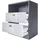 Vladon Nachtschrank Pino V1 56 x 67,5 x 36 cm Weiß