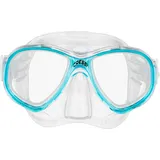 Cressi Perla Jr Mask - Schnorchelmaske, Transparent/Aquamarin, Einheitsgröße, Junior Unisex