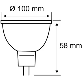 Paulmann LED Reflektor GU5,3 4,9W 3000K