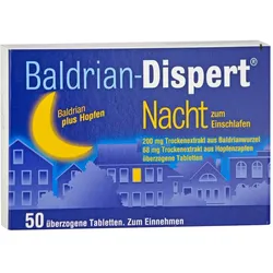 Baldrian-Dispert Nacht zum Einschlafen