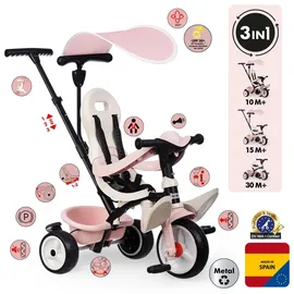 Smoby Dreirad Baby Balade Rosa