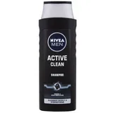 NIVEA Men Active Clean 400 ml Shampoo für alle Haartypen für Manner