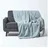 Homescapes Nirvana Plaid 150 x 200 cm Grau