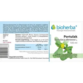 BIOHERBA R Portulak Tropfen 100 ml