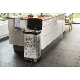 Curver Deco Bin 50 l Silber