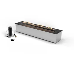 Planika Fire Line Automatic 4 (FLA4) [automatischer Ethanol Brenner]: 1190 mm - mit Smart Home Integration