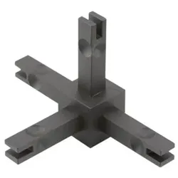 Cadro Verbindungsknoten 4-fach Edelstahl Optik