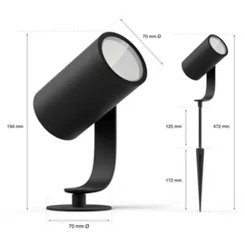 Philips Hue White and Color Ambiance Lily Starter Kit 3 St. 17414/30/P7