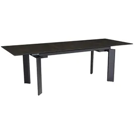 Wohnling Esszimmertisch 180 cm ausziehbar Modern Groß - Schwarz