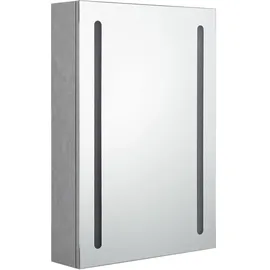 vidaXL LED-Spiegelschrank 50 cm grau