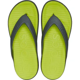 Crocs Coast Flip-Flop Schiefergrau/Zitrus 39