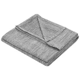 Woltu Sommerdecke Selbstkühlende Decke Mikrofaser Arc-Chill, Kühldecke mit Q-Max>0.45, Kühl und Hautfreundlich, weiche Sofadecke Reisedecke 150 x 200cm Grau