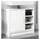 vidaXL Waschbeckenunterschrank Weiß 63x29x55 cm Holzwerkstoff