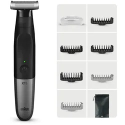Braun XT5200, Schwarz, Silber, Rechteck, 1 mm, 5 mm, Bart, Gesicht, Akku