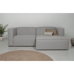 Ecksofa ANDAS "Dalby, L-Form", beige, B:228cm H:73cm T:154cm, 100% PES, Sofas, extra tiefe Sitzfläche, mit Kedernaht, angenehmer Sitzkomfort