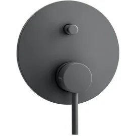 Herzbach Deep Grey Fertigmontageset 23.220035.1.06 Wannenarmatur, Unterputz, grau matt