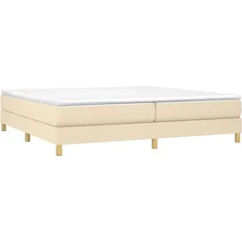 vidaXL Boxspringbettgestell 200 x 200 cm Creme