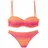 Buffalo Bügel-Bandeau-Bikini Damen Pink/Orange 34 Cup A