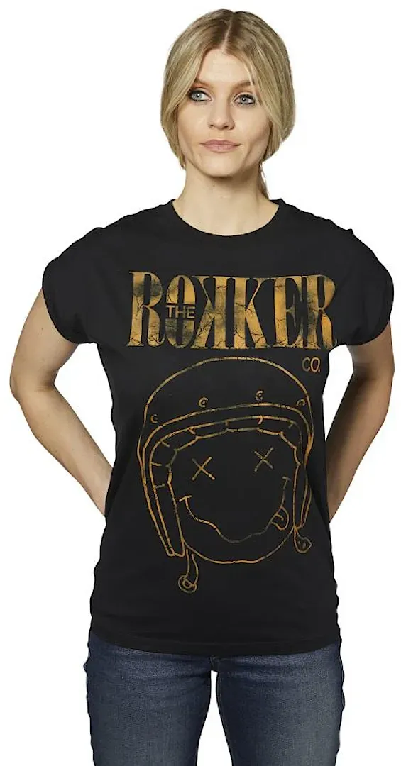 Rokker Kurt Damen T-Shirt, schwarz, Größe L