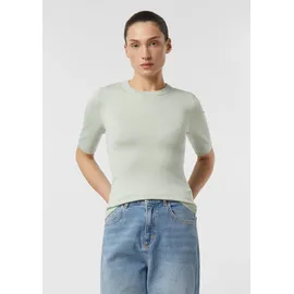 Comma, Kurzarmpullover im Slim Fit Grün 34