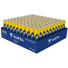 Varta Longlife Power Batterie LR03 Tray, AAA (Micro) - 100 Stück