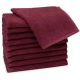 ZOLLNER Handtuchset 10-tlg. rot