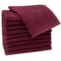 ZOLLNER Handtuchset 10-tlg. rot