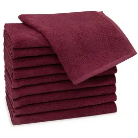 ZOLLNER Handtuchset 10-tlg. rot