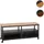 Mendler HWC-N28 Lowboard 55x130x36cm Schwarz/Natur Holz