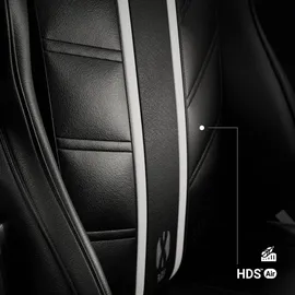 Diablo Chairs X-Ray Gaming-Stuhl schwarz/weiß Small