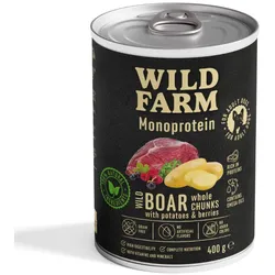 Wild Farm Monoprotein Wildschwein 400g hypoallergenes Hundefutter