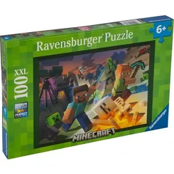 Ravensburger Kinderpuzzle Minecraft 100 Teile XXL