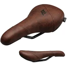 title mtb MTB Sattel JS1 16 cm Dunkelbraun