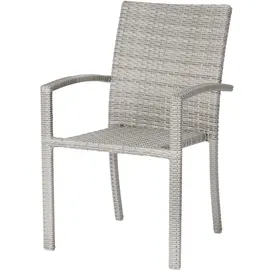 BEST Freizeitmöbel Samoa Stapelsessel 57 x 63 x 88 cm mocca