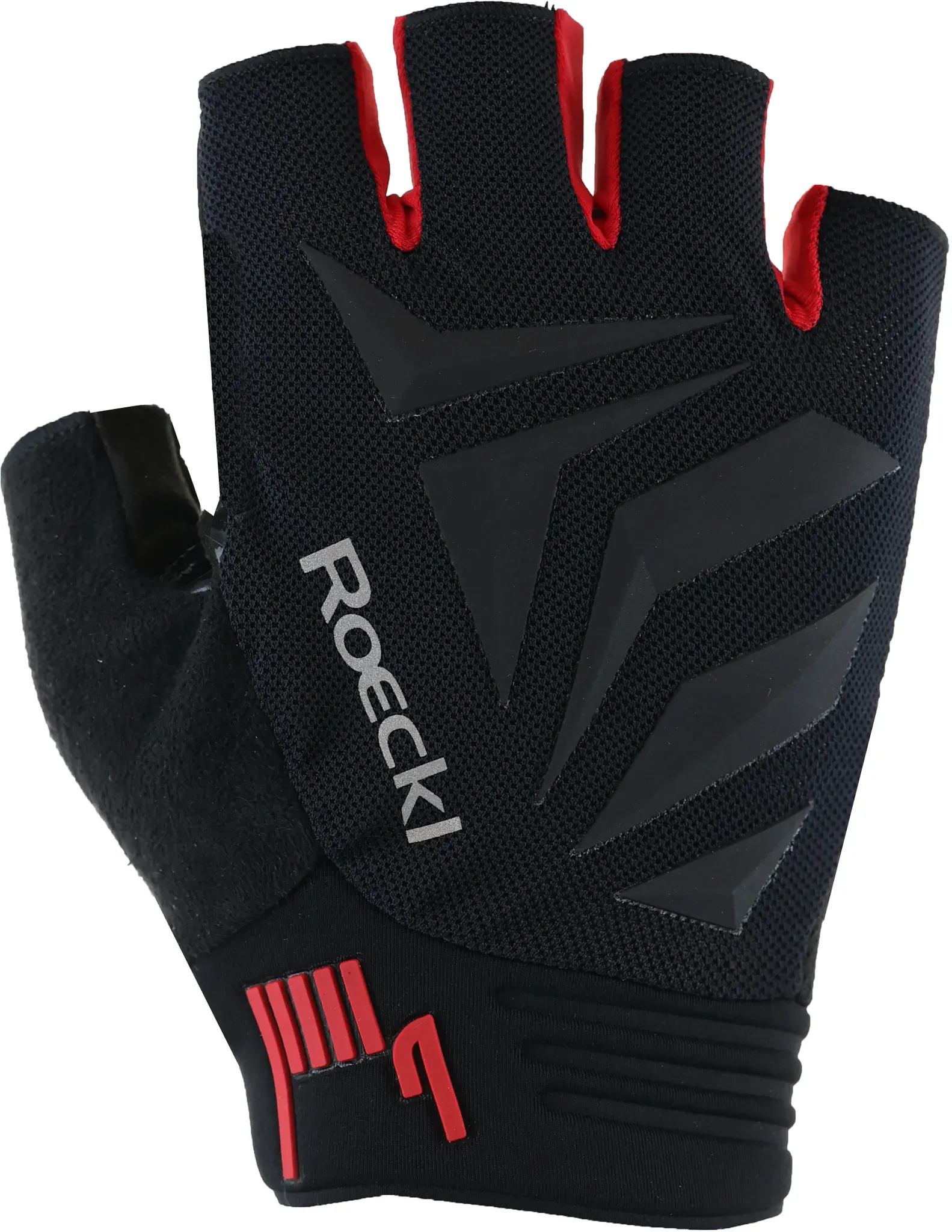 Roeckl Unisex Isera 2 Fahrradhandschuhe - 6.5 - black/red